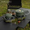 BUERK Camping Stove Double Burner Portable High Firepower Folding Camp Gas Burner Outdoor Bbq Cooking Set Picnic Gas Stove New