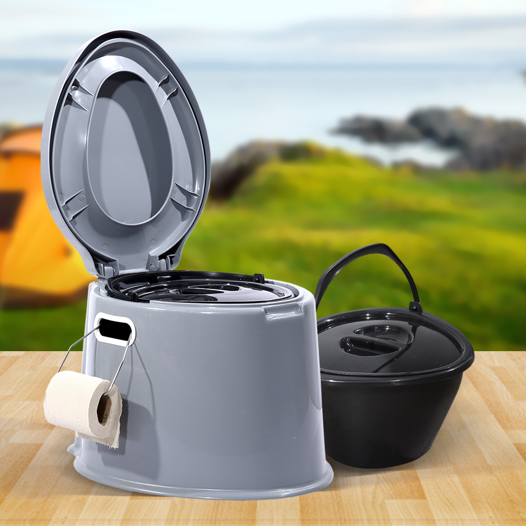 6L Camping Toilet Outdoor Portable Potty - Image 7